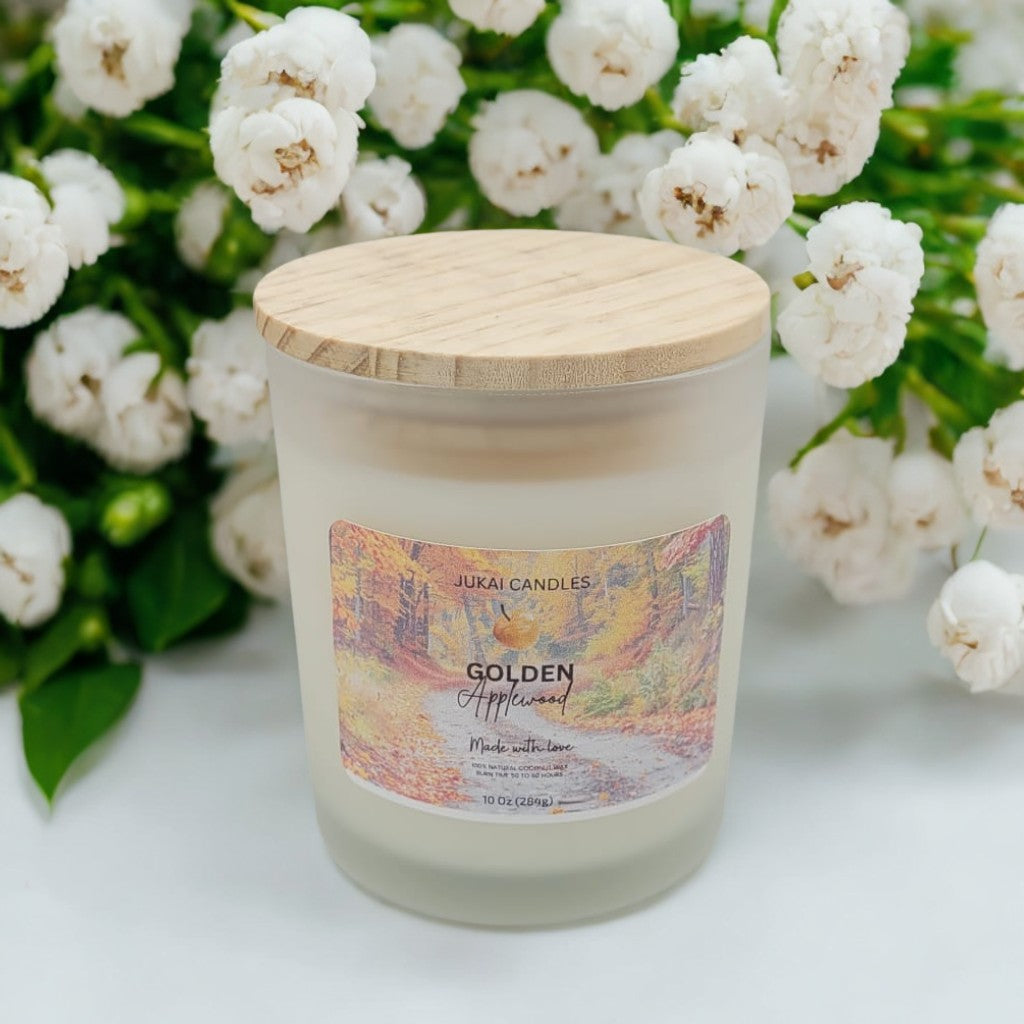 Jukai Golden Applewood Candles