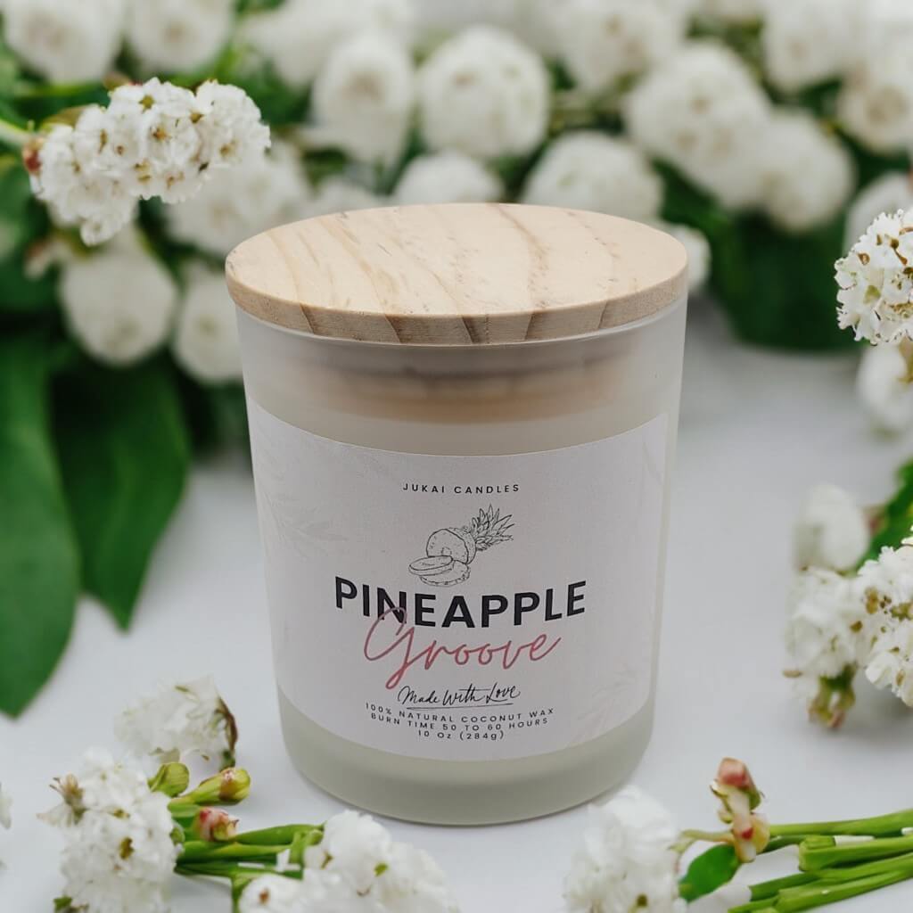 Jukai Pineapple Groove 10 Oz Scented Candle
