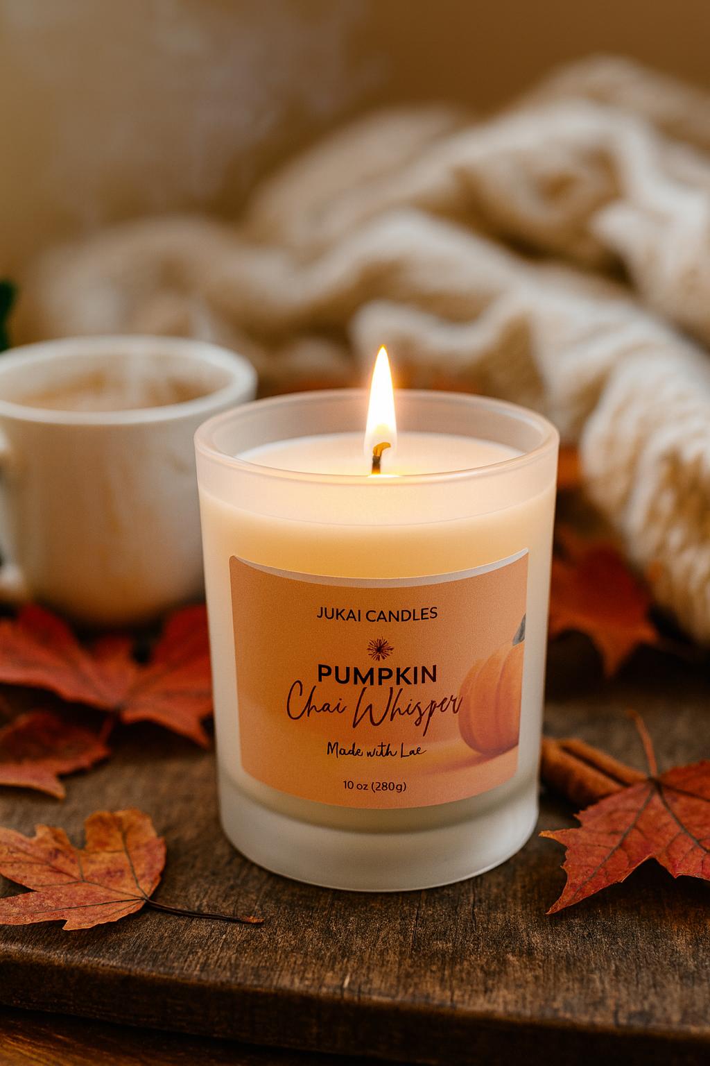 Jukai Pumpkin Chai Whisper Candles