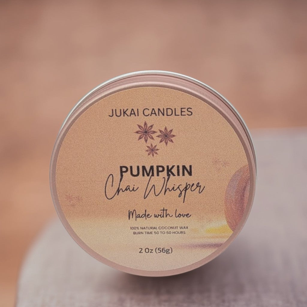 JuKai Pumpkin Tins Candle 2 Oz