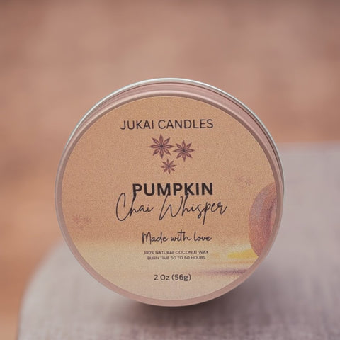 JuKai Pumpkin Tins Candle 2 Oz