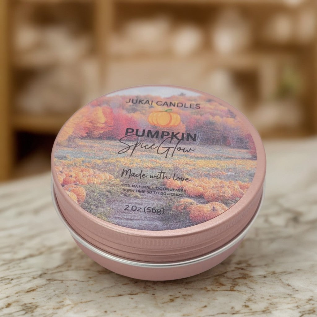JuKai Pumpkin Tins Candle 2 Oz