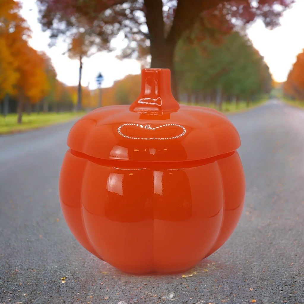 Jukai Orange Crystal Pumpkin Candle