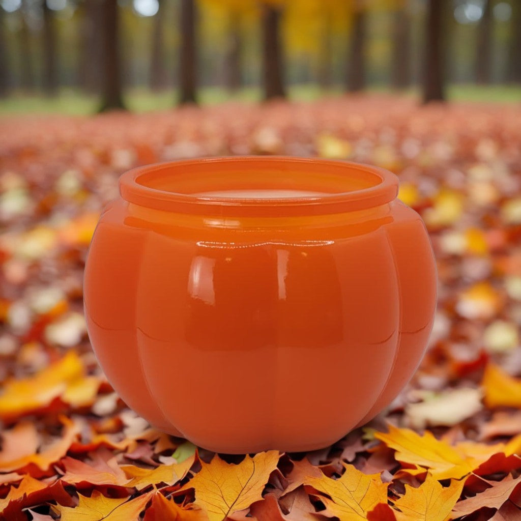 Jukai Orange Crystal Pumpkin Candle