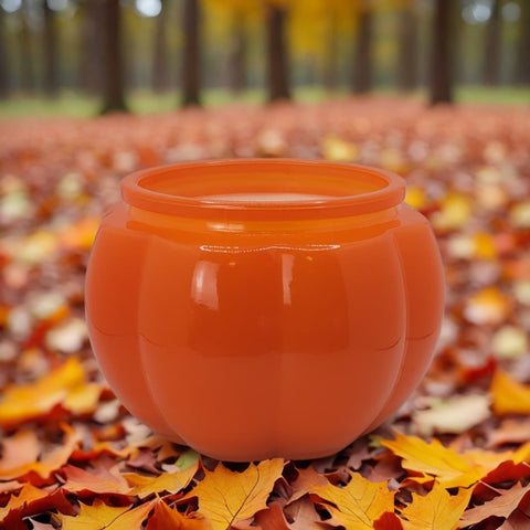 Jukai Orange Crystal Pumpkin Candle