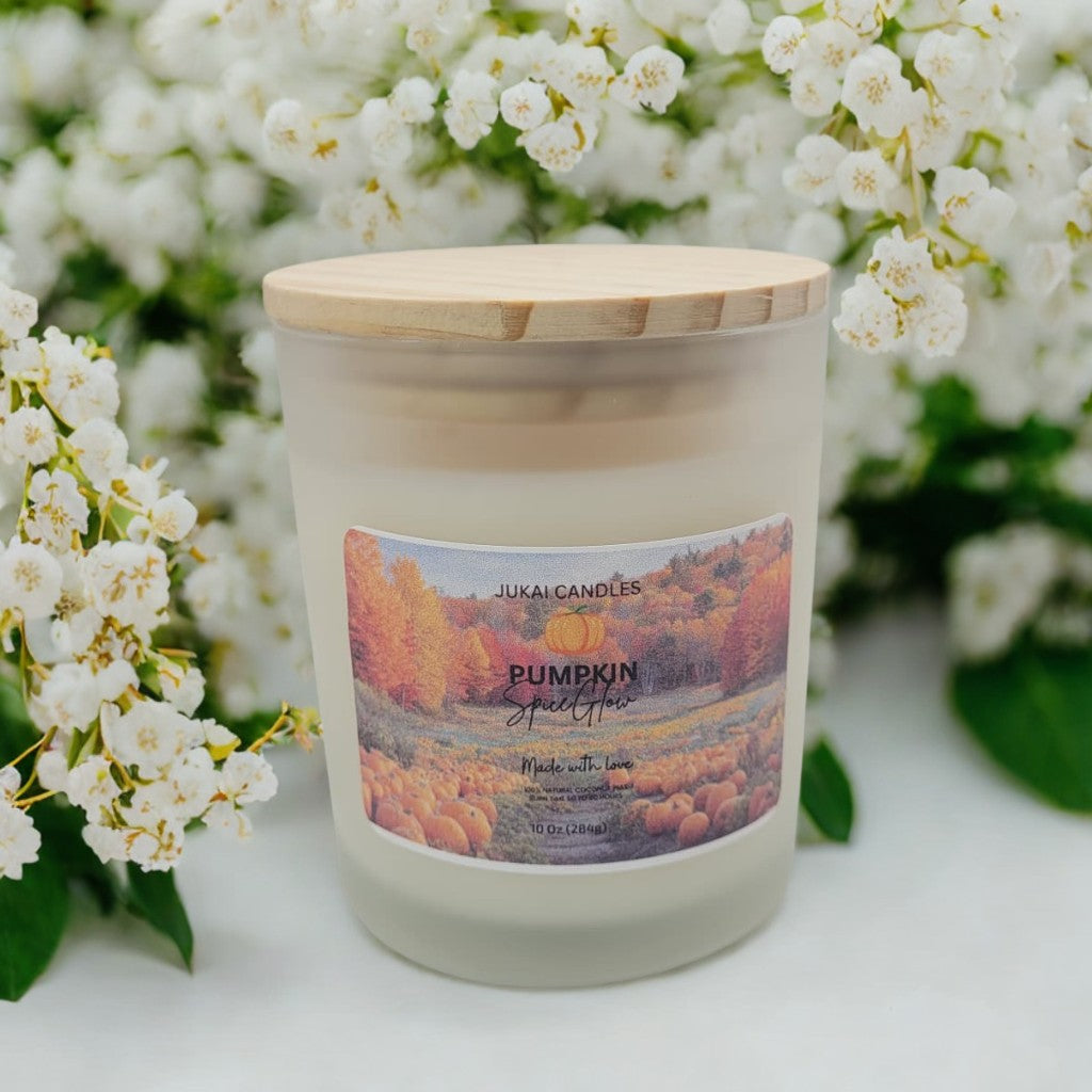 Jukai Pumpkin Spice Glow Candles
